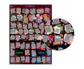 Плакат для пар со скретч-слоем «Теория большой любви»