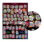 Плакат для пар со скретч-слоем «Теория большой любви»