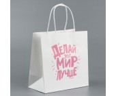 Пакет подарочный «Делай этот мир лучше»