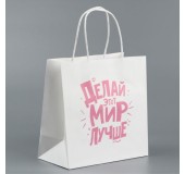 Пакет подарочный «Делай этот мир лучше»