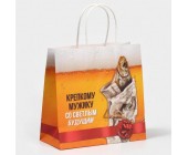 Пакет подарочный «Крепкому мужику»