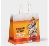 Пакет подарочный «Крепкому мужику»