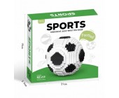 Конструктор из микро-кирпичиков "Футбольный мяч"