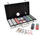 Набор для покера в чемодане (карты 2 колоды, фишки 300 шт)