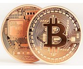 Биткоин сувенирная монета
