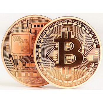 Биткоин сувенирная монета