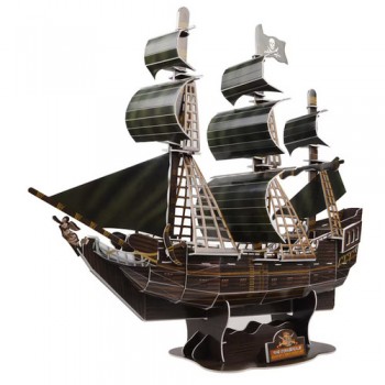 3D пазл Zilipoo Black Beard Ship конструктор