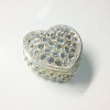Шкатулка "Сердце" с кристаллами 