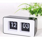 Auto Flip Clock aşırma siferblatıyla stolüstü saat