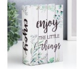 Шкатулка-книга "Enjoy the little things"