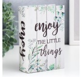 Шкатулка-книга "Enjoy the little things"