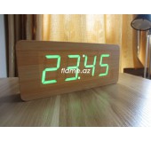 LED Bambuk termometrlə zəngli saat almaq