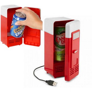 USB минихолодильник для напитков+подогрев
