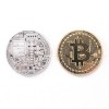 Сувенирная монета Bitcoin в пластиковом чехле