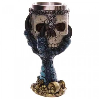 Винный бокал Skull 3D