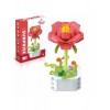 Конструктор Zuanma 3D цветок в горшке Пион A5 104 деталей