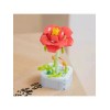 Конструктор Zuanma 3D цветок в горшке Пион A5 104 деталей