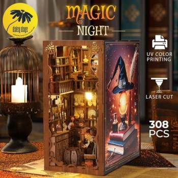 Miniatür BookNook yaratmaq üçün dəst "Magic Night