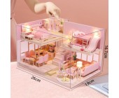 Деревянный кукольный домик Battoom Doll