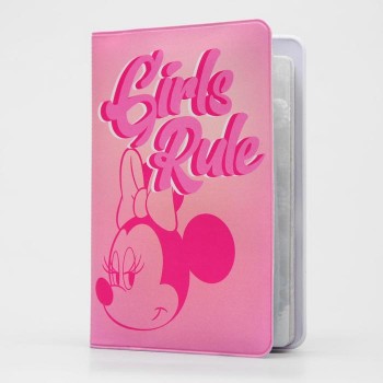 Обложка для паспорта "Girls rule", Минни Маус