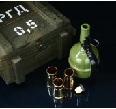 Набор для коньяка "Граната РГД", 4 предмета