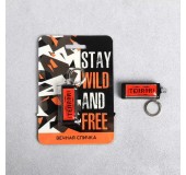 Вечная спичка "Stay wild and free"