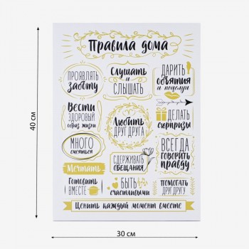 Картина «Правила дома»
