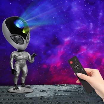 Ночник-проектор звездного неба Говорящий инопланетянин повторяет фразы и звуки